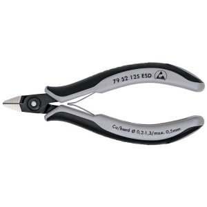 Knipex 79 52 125 ESD Precision Electronics Diagonal Cutter Pointed 125mm with Le